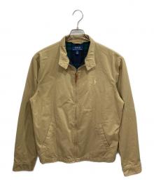 POLO RALPH LAUREN（ポロ・ラルフローレン）の古着「裏地チェックスイングトップ」｜ベージュ