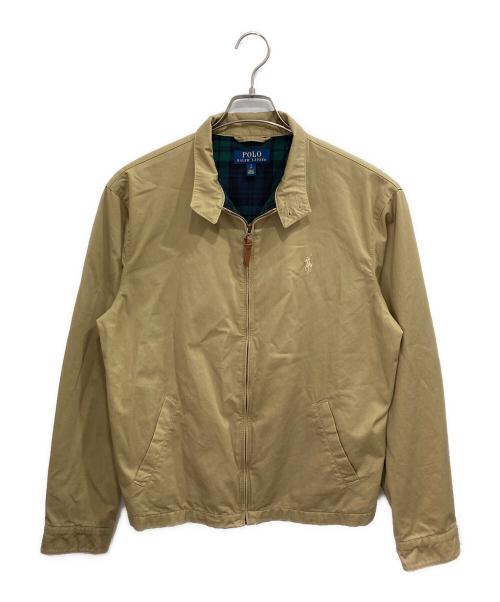 POLO RALPH LAUREN（ポロ・ラルフローレン）POLO RALPH LAUREN (ポロ・ラルフローレン) 裏地チェックスイングトップ ベージュ サイズ:Sの古着・服飾アイテム