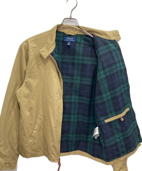 POLO RALPH LAUREN（ポロ・ラルフローレン）POLO RALPH LAUREN (ポロ・ラルフローレン) 裏地チェックスイングトップ ベージュ サイズ:Sの古着・服飾アイテム