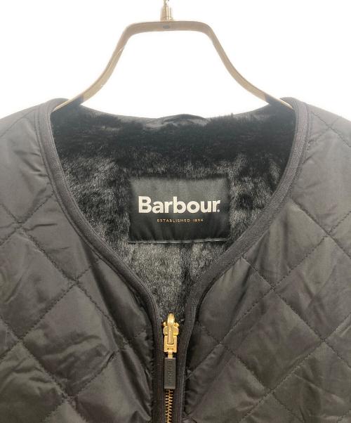 Barbour（バブアー）Barbour (バブアー) フロントジップ ファー ライナー ベスト ブラック サイズ:38の古着・服飾アイテム