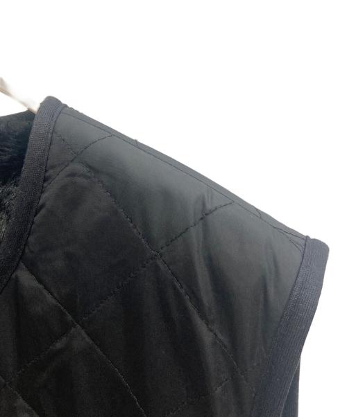 Barbour（バブアー）Barbour (バブアー) フロントジップ ファー ライナー ベスト ブラック サイズ:38の古着・服飾アイテム
