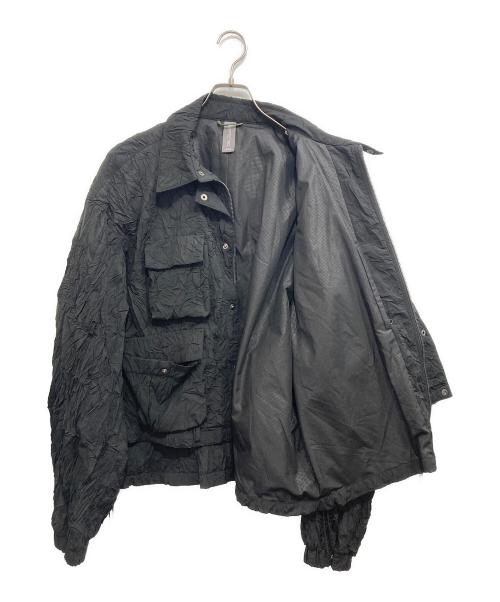 UNAFFECTED（アンアフェクテッド）UNAFFECTED (アンアフェクテッド) クリンクルレイヤージャケット ブラック サイズ:Lの古着・服飾アイテム