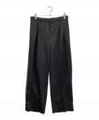 SEDAN ALL-PURPOSEセダンオールパーパス）の古着「Ventilation Wide Slacks」｜グレー