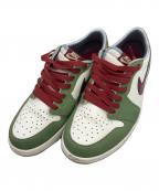 NIKEナイキ）の古着「AIR JORDAN 1 LOW OG CNY」｜ホワイト×グリーン