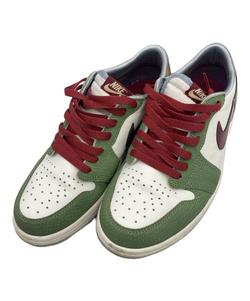 NIKE（ナイキ）NIKE (ナイキ) AIR JORDAN 1 LOW OG CNY ホワイト×グリーン サイズ:26.5cm/UK7.5/EUR42/BR40の古着・服飾アイテム