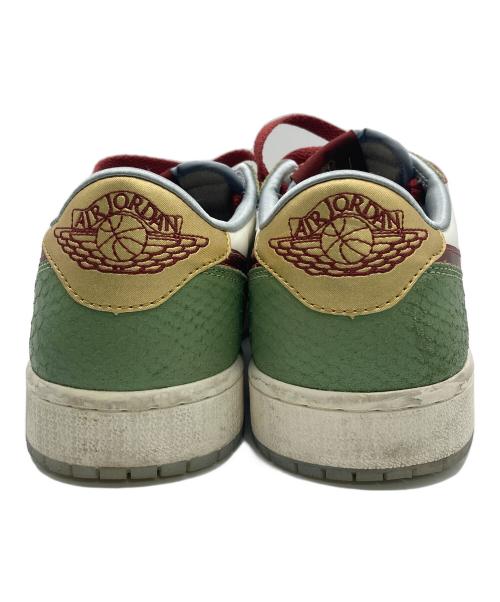 NIKE（ナイキ）NIKE (ナイキ) AIR JORDAN 1 LOW OG CNY ホワイト×グリーン サイズ:26.5cm/UK7.5/EUR42/BR40の古着・服飾アイテム