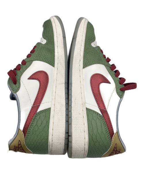 NIKE（ナイキ）NIKE (ナイキ) AIR JORDAN 1 LOW OG CNY ホワイト×グリーン サイズ:26.5cm/UK7.5/EUR42/BR40の古着・服飾アイテム