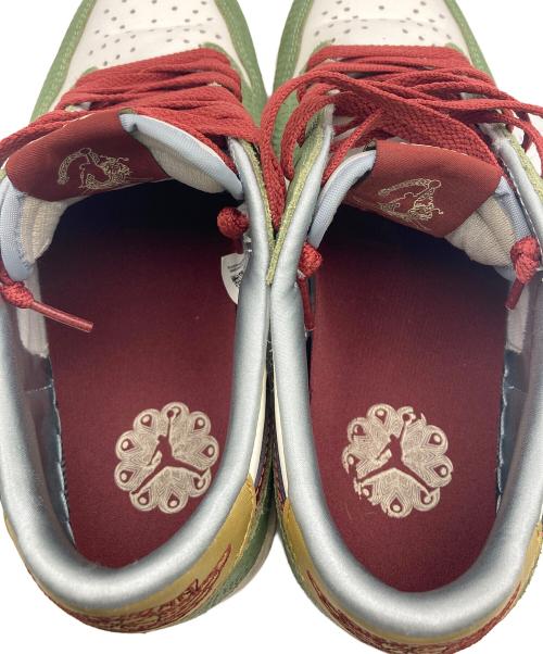 NIKE（ナイキ）NIKE (ナイキ) AIR JORDAN 1 LOW OG CNY ホワイト×グリーン サイズ:26.5cm/UK7.5/EUR42/BR40の古着・服飾アイテム