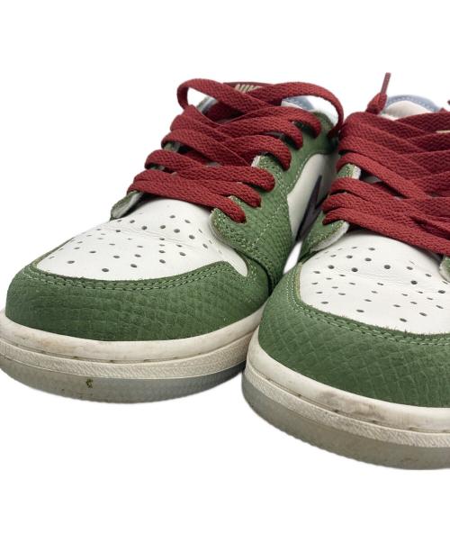 NIKE（ナイキ）NIKE (ナイキ) AIR JORDAN 1 LOW OG CNY ホワイト×グリーン サイズ:26.5cm/UK7.5/EUR42/BR40の古着・服飾アイテム