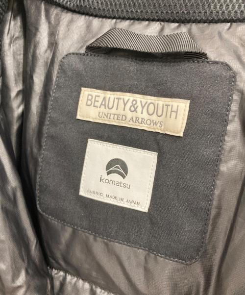 BEAUTY&YOUTH（ビューティーアンドユース）BEAUTY&YOUTH (ビューティーアンドユース) 小松マテーレスタンドカラーダウンジャケット ブラック サイズ:Mの古着・服飾アイテム
