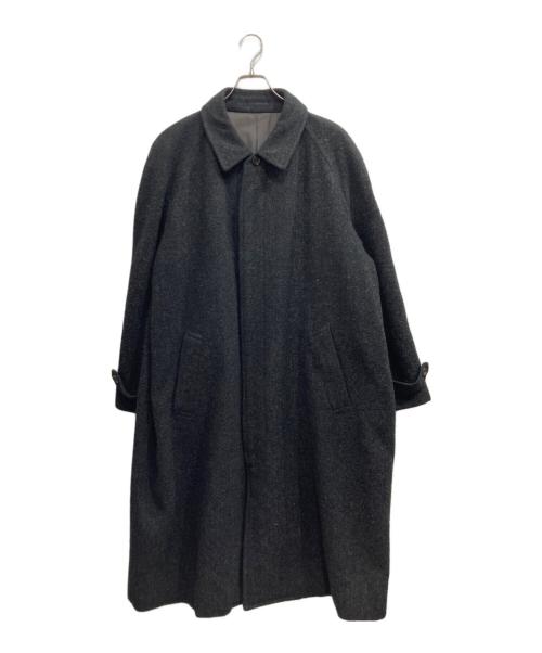 COMME des GARCONS HOMME（コムデギャルソン オム）COMME des GARCONS HOMME (コムデギャルソン オム) ラグランスリーブウールステンカラーコート グレー サイズ:Mの古着・服飾アイテム