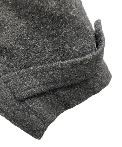 COMME des GARCONS HOMME（コムデギャルソン オム）COMME des GARCONS HOMME (コムデギャルソン オム) ラグランスリーブウールステンカラーコート グレー サイズ:Mの古着・服飾アイテム