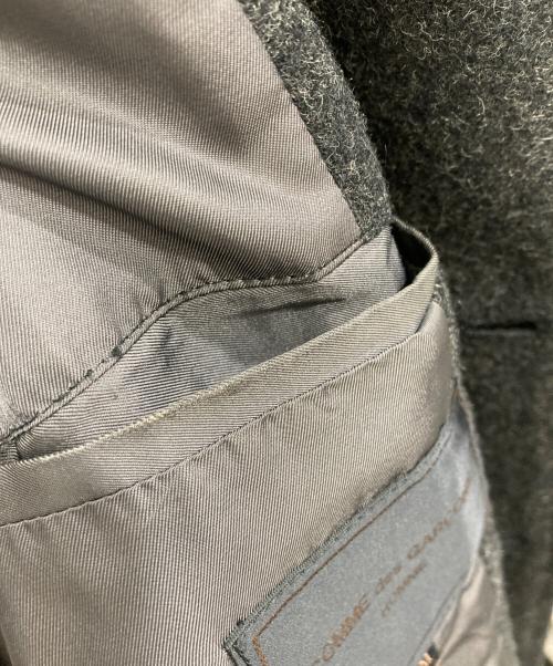 COMME des GARCONS HOMME（コムデギャルソン オム）COMME des GARCONS HOMME (コムデギャルソン オム) ラグランスリーブウールステンカラーコート グレー サイズ:Mの古着・服飾アイテム