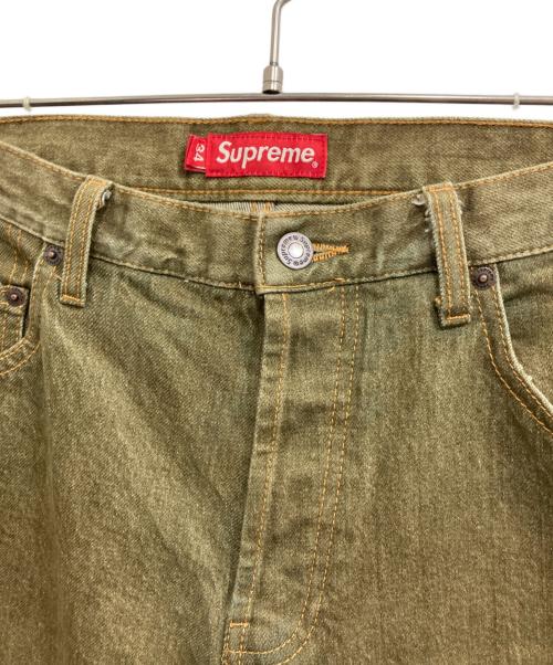 SUPREME（シュプリーム）Supreme (シュプリーム) Washed Regular Jeans オリーブ サイズ:86cm（W34）の古着・服飾アイテム