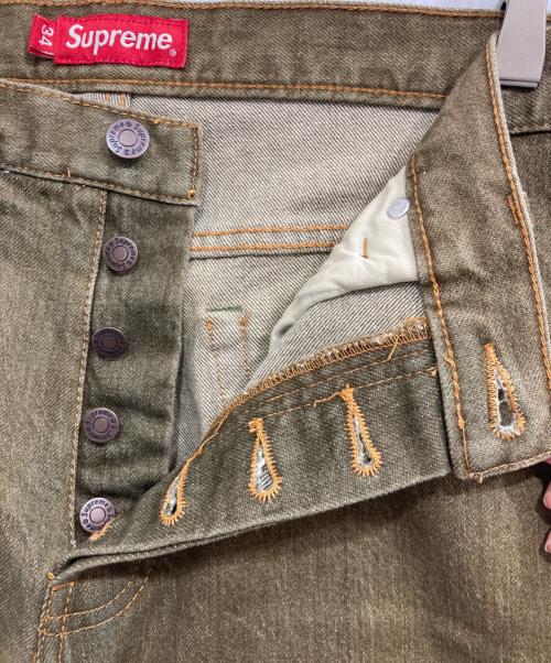 SUPREME（シュプリーム）Supreme (シュプリーム) Washed Regular Jeans オリーブ サイズ:86cm（W34）の古着・服飾アイテム