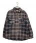 SUPREME（シュプリーム）の古着「Quilted Lined Plaid Flannel Shirt」｜ブラウン