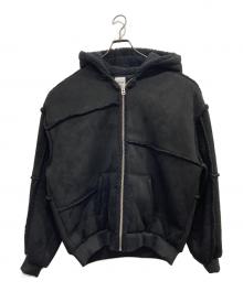 PALACE（パレス）の古着「PATCH ME UP SHEARLING JACKET」｜ブラック