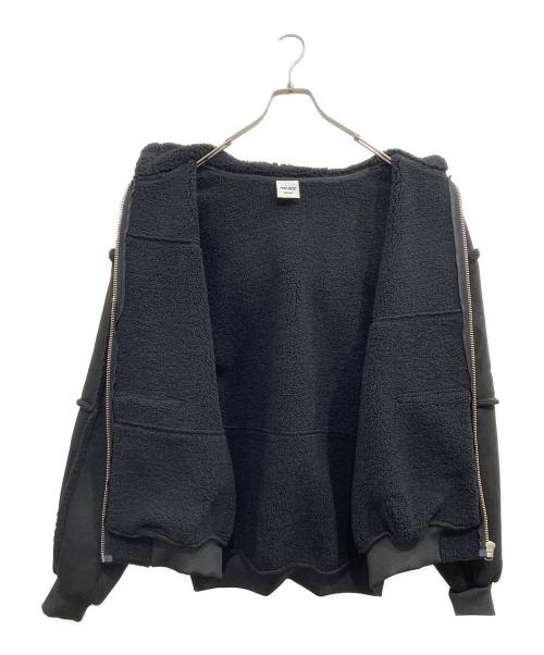 PALACE（パレス）PALACE (パレス) PATCH ME UP SHEARLING JACKET ブラック サイズ:MEDIUMの古着・服飾アイテム