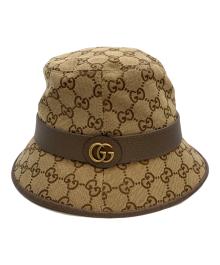 GUCCI（グッチ）の古着「GGキャンバス バケットハット」｜ベージュ