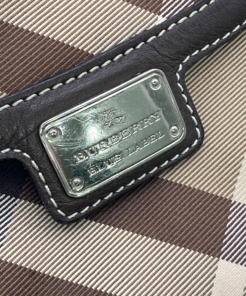 BURBERRY BLUE LABEL（バーバリー ブルー レーベル）BURBERRY BLUE LABEL (バーバリー ブルー レーベル) ポシェット ベージュの古着・服飾アイテム