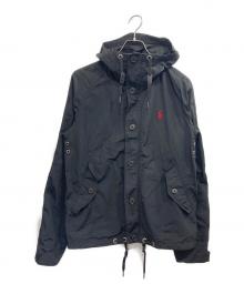POLO RALPH LAUREN（ポロ・ラルフローレン）の古着「ロクヨンクロス マウンテンパーカー」｜ブラック