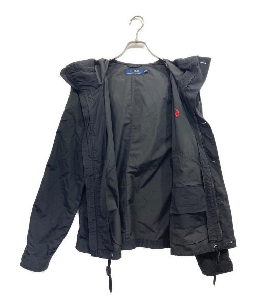 POLO RALPH LAUREN（ポロ・ラルフローレン）POLO RALPH LAUREN (ポロ・ラルフローレン) ロクヨンクロス マウンテンパーカー ブラック サイズ:XSの古着・服飾アイテム