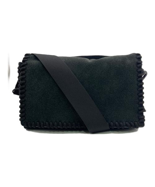F/CE.（エフシーイー）F/CE. (エフシーイー) TECH LEATHER PARACODE POUCH ブラックの古着・服飾アイテム