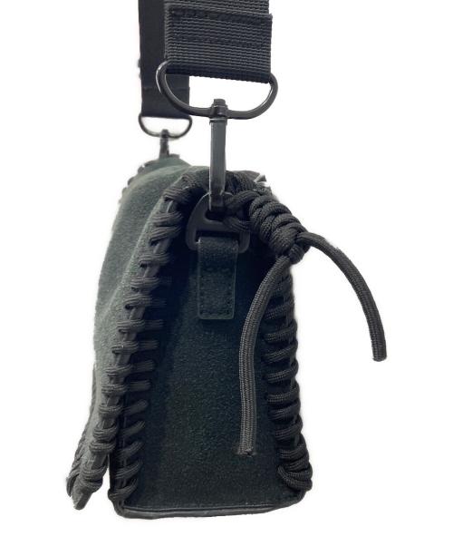 F/CE.（エフシーイー）F/CE. (エフシーイー) TECH LEATHER PARACODE POUCH ブラックの古着・服飾アイテム
