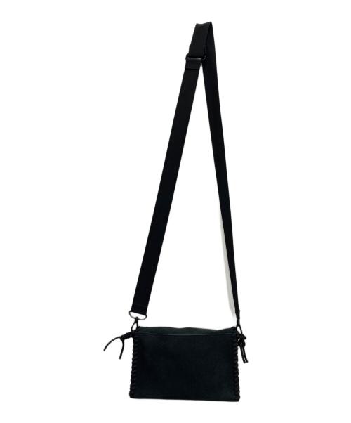 F/CE.（エフシーイー）F/CE. (エフシーイー) TECH LEATHER PARACODE POUCH ブラックの古着・服飾アイテム