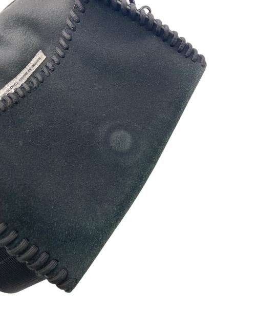 F/CE.（エフシーイー）F/CE. (エフシーイー) TECH LEATHER PARACODE POUCH ブラックの古着・服飾アイテム