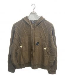 FAF（エフエーエフ）の古着「ACTIVE KNIT JACKET」｜ブラウン