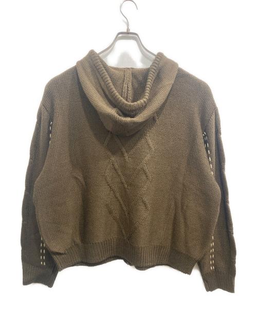 FAF（エフエーエフ）FAF (エフエーエフ) ACTIVE KNIT JACKET ブラウン サイズ:1 未使用品の古着・服飾アイテム