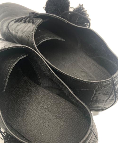 suicoke（スイコック）suicoke (スイコック) Midorikawa (ミドリカワ) ポンポンオックスフォードシューズ ブラック サイズ:UK9の古着・服飾アイテム