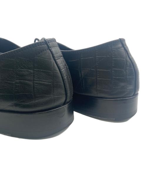 suicoke（スイコック）suicoke (スイコック) Midorikawa (ミドリカワ) ポンポンオックスフォードシューズ ブラック サイズ:UK9の古着・服飾アイテム