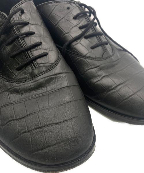 suicoke（スイコック）suicoke (スイコック) Midorikawa (ミドリカワ) ポンポンオックスフォードシューズ ブラック サイズ:UK9の古着・服飾アイテム