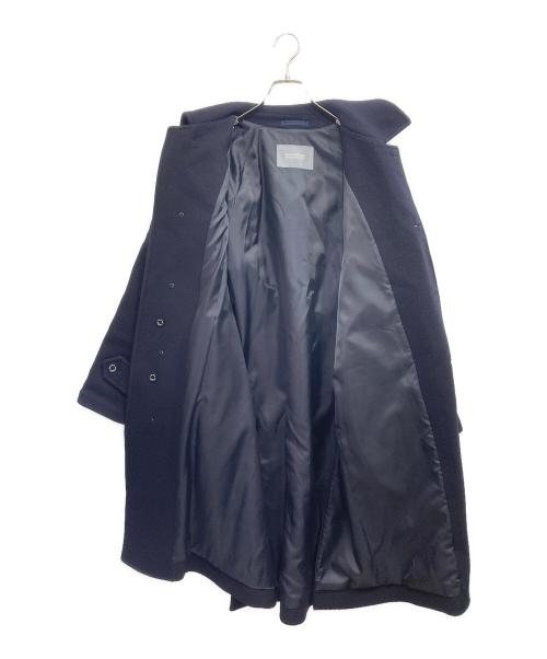 MACKINTOSH PHILOSOPHY（マッキントッシュ フィロソフィー）MACKINTOSH PHILOSOPHY (マッキントッシュ フィロソフィー) ウールステンカラーコート ネイビー サイズ:2の古着・服飾アイテム