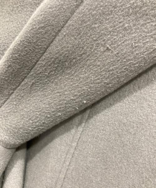 SHIPS any（シップスエニィ）SHIPS any (シップスエニィ) フューチャー メルトン スタンドカラー コート グレー サイズ:Mの古着・服飾アイテム