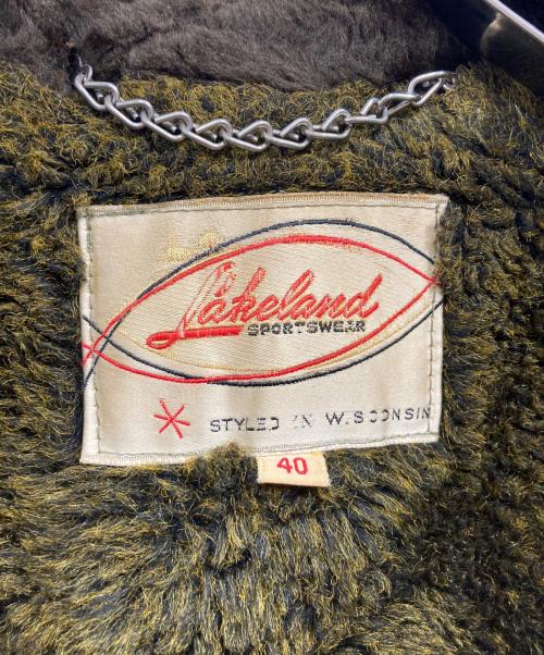 Lakeland（レイクランド）Lakeland (レイクランド) ギャングコート ブラウン サイズ:40の古着・服飾アイテム