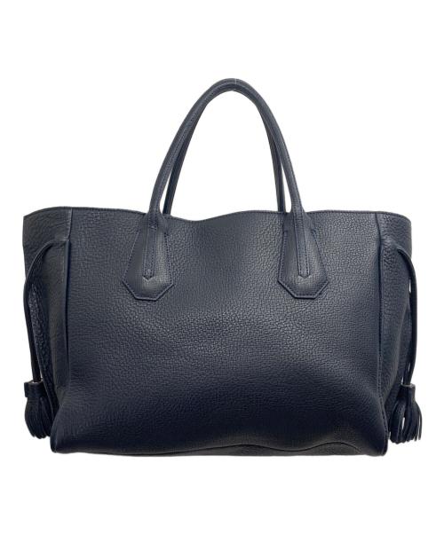 LONGCHAMP（ロンシャン）LONGCHAMP (ロンシャン) ペネロペレザートートバッグ ネイビーの古着・服飾アイテム