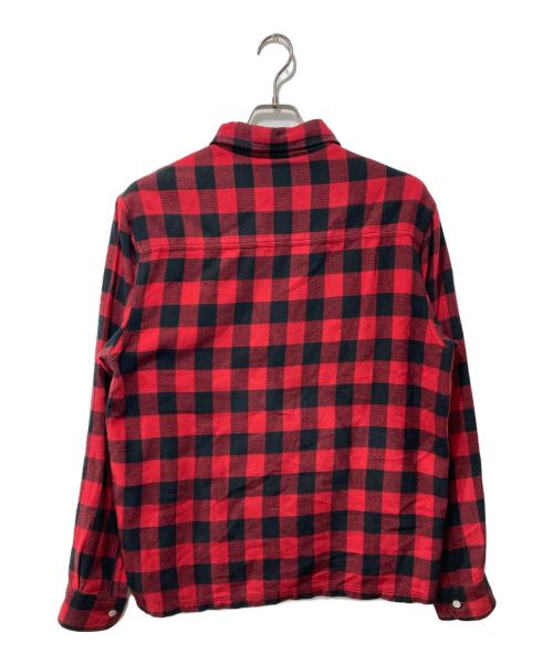 WTAPS（ダブルタップス）WTAPS (ダブルタップス) ネルシャツ レッド サイズ:Mの古着・服飾アイテム