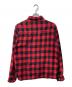 WTAPS (ダブルタップス) ネルシャツ レッド サイズ:M：7000円