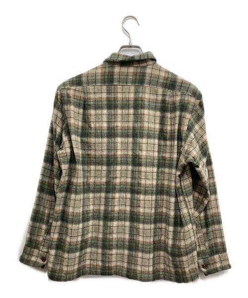 PENDLETON（ペンドルトン）PENDLETON (ペンドルトン) ボードシャツ グリーン×ブラウン サイズ:Lの古着・服飾アイテム