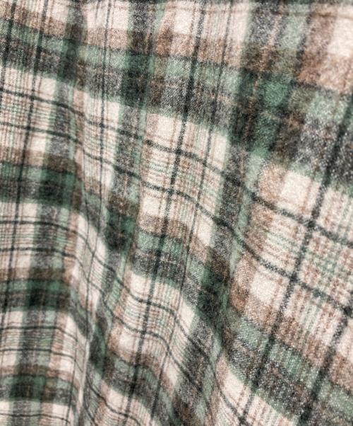 PENDLETON（ペンドルトン）PENDLETON (ペンドルトン) ボードシャツ グリーン×ブラウン サイズ:Lの古着・服飾アイテム
