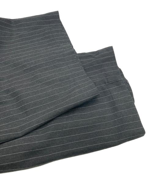 stussy（ステューシー）stussy (ステューシー) STRIPED VOLUME PLEATED TROUSER ブラック サイズ:34の古着・服飾アイテム
