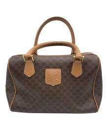 CELINE（セリーヌ）の古着「マカダム柄ミニボストンバッグ」｜ブラウン