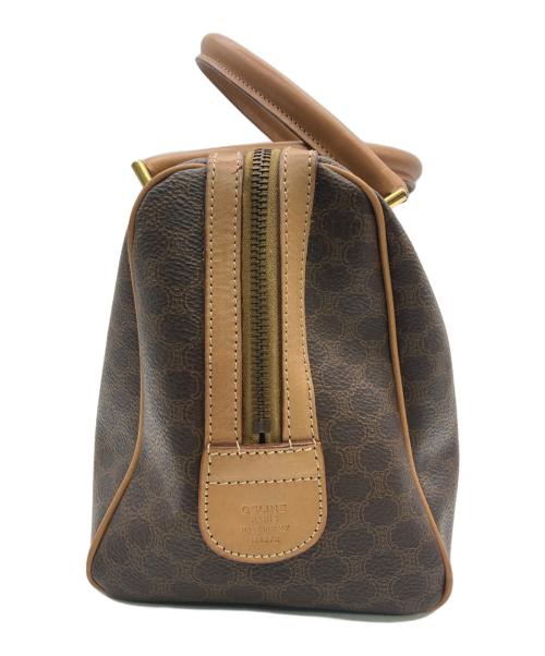 CELINE（セリーヌ）CELINE (セリーヌ) マカダム柄ミニボストンバッグ ブラウンの古着・服飾アイテム