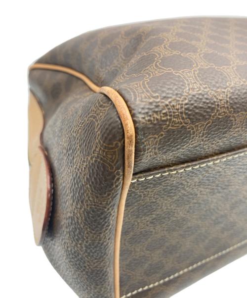 CELINE（セリーヌ）CELINE (セリーヌ) マカダム柄ミニボストンバッグ ブラウンの古着・服飾アイテム