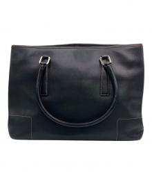 COACH（コーチ）の古着「レザートートバッグ」｜ブラック