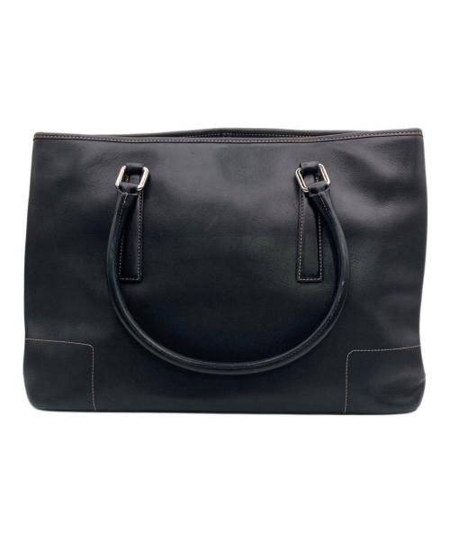 COACH（コーチ）COACH (コーチ) レザートートバッグ ブラックの古着・服飾アイテム