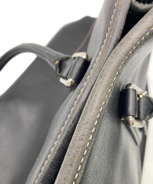 COACH（コーチ）COACH (コーチ) レザートートバッグ ブラックの古着・服飾アイテム